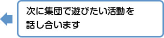 次に集団で遊びたい活動を話し合います